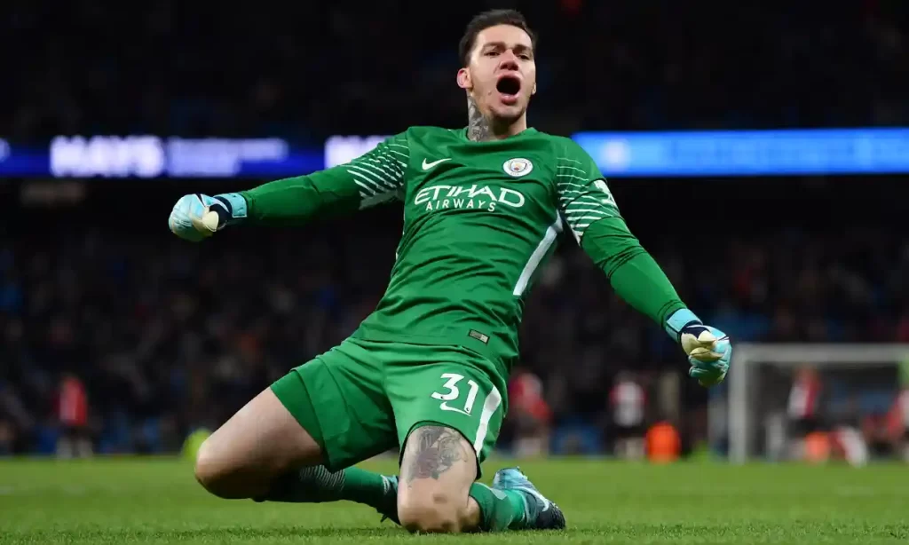 Team of the Year Goalkeeper Ederson from Manchester City